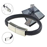 Bracciale Uomo Donna USB 32GB Regolabile - Idea Regalo Originale per Compleanno, Fidanzato, Papà, Amico. Inclusa Elegante Confezione.