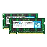 BRAINZAP Memoria RAM SO-DIMM PC2-6400S 2Rx8 800MHz 1.8V CL6 da 8GB (2 x 4GB)