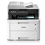 Brother Stampante MFC-L3730CDN A4 Laser a Colori, PC collegato e di Rete, di Stampa, Copia, scansione, fax e 2 Stampa ...