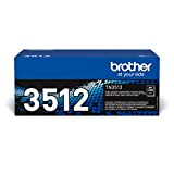 Brother TN3512 Toner Originale Alta Capacità, fino a 12000 Pagine, per Stampanti HL-L6400DWTT, HL-L6250DN, HL-L6300DW, Nero