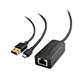 Cable Matters Adattatore Micro USB a Ethernet Fino a 480Mbps per Streaming Sticks Incluso Chromecast, Google Home Mini e Altri. ...