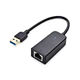 Cable Matters Adattatore USB Ethernet (Adattatore Ethernet USB 3.0/ Adattatore USB a Ethernet /USB a RJ45) Supportando Rete Ethernet 10 ...