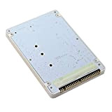 Cablecc - Case esterno per disco NGFF B/M-Key SSD a 2,5" IDE 44Pin, per computer portatile