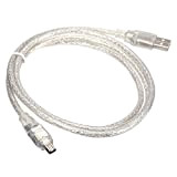 Cablecc - Cavo adattatore USB maschio a Firewire IEEE 1394 4 pin maschio iLink per adattatore Sony DCR-TRV75E DV