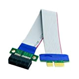 Cablecc PCI-E Express - Prolunga per scheda di espansione PCI-E Express, 20 cm