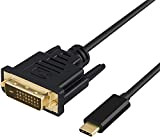 CableCreation 6FT USB Tipo C (USB-C) a DVI maschio a maschio cavo (modalità Alt DP) per Apple il nuovo MacBook ...