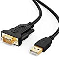 CableCreation Adattatore da USB a RS232 con chipset FTDI, 3ft USB 2,0 a RS232 Maschio DB9 Cavo convertitore seriale per ...