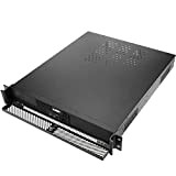 CableMarkt - Case per Montaggio su Rack 19" Nero IPC Mini-ITX 1.3U 1 x 5,25" o 4 x 3,5" profondità ...