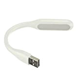 cablepelado lampada LED flessibile USB per portatile bianco