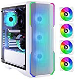 CAJA PC ATX SEMITORRE BITFENIX ENSO MESH BLANCA RGB CRISTAL TEMPLADO + 4 FANS ARGB