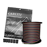 CARLITS 30M 22 AWG 4 Colori RGB Cavo di Prolunga Cavo di Linea, 12 / 24V DC 4x0.3mm² 100ft 4 ...
