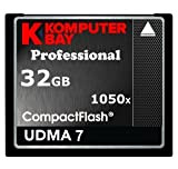 Carta Komputerbay 32GB Professional Compact Flash CF 1050X scrivere 100 MB / s in lettura 160MB / s Extreme Speed ...