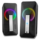 Cassa PC USB, Altoparlante Bluetooth 10W Stereo Speaker Subwoofer Portatile per Notebook Laptop MP3 iPhone 11 pro XS Max XR ...
