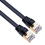 Cat 7 Cavo Ethernet Gigabit LAN Switch RJ45 Patch 10 Gbps 600Mhz Piatto Cavi Compatibile con console di videogiochi Sony ...