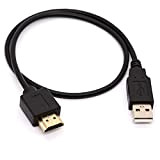 Cavo adattatore da USB a HDMI – USB 2.0 tipo A Maschio a convertitore di carica maschio HDMI USB 2.0 ...
