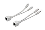 Cavo adattatore PoE passivo DIGITUS - Fast Ethernet - Fast Ethernet - cavo iniettore e cavo splitter - Spina e ...