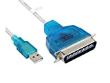 Cavo convertitore IEEE1284 da Parallela a USB, lunghezza 1,2 m, presa centrale C36