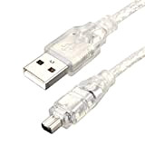 Cavo da USB a Firewire IEEE 1394, da USB maschio a 4 pin a Firewire IEEE 1394 iLink, cavo adattatore ...