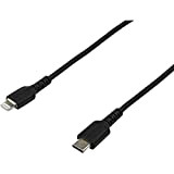 Cavo da USB-C a Lightning da 2m nero - Cavo in fibra aramidica da USB tipo C - Certificato Apple ...