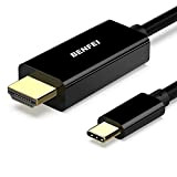 Cavo da USB C (Thunderbolt 3) a HDMI 4K, cavo BENFEI da 1,8 M USB-C a HDMI placcato in oro ...