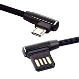 Cavo dati micro-USB 5pin/micro-USB, angolo di 90 gradi a sinistra, USB 2.0