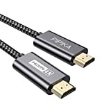 Cavo HDMI 4K 2M, PIPIKA 2.0 Cavo HDMI intrecciato in nylon ad alta velocità da 18 Gbps Supporta 4K@60Hz,2160p,1080p,3D,HDCP 2.2,ARC ...