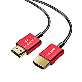 Cavo HDMI 8K, sottile HDMI 2.1 ad alta velocità 48 Gbps, cavo ultra sottile Φ3.6 mm, 8 K a 60 ...
