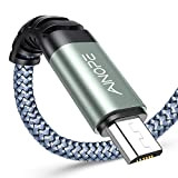 Cavo Micro USB [2 pezzi 2M], cavo di ricarica Samsung Nylon Handy Micro Kabel, cavo di ricarica rapida Samsung Galaxy ...