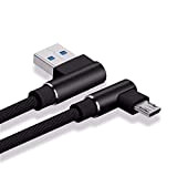 Cavo micro USB, cavo di ricarica rapida USB da 2 m Cavo di ricarica intrecciato in nylon in lega ad ...