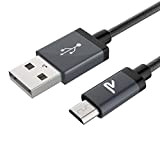 Cavo Micro USB Rampow [ Carica Rapida 2,4A ] con Rivestimento a Rete - Caricatore USB Micro USB Compatibile per ...