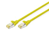 Cavo patch DIGITUS CAT 6A S-FTP S-FTP, 0,25 m, LSZH, AWG 26/7, doppino ritorto, giallo, Cat-6A - 0,25 m, Cavo ...