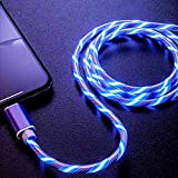 Cavo USB di tipo C,superior ZRL® 3ft LED luce che scorre veloce ricarica dati cavo Compatibile con Samsung Galaxy Note ...