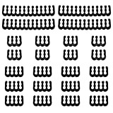 CERRXIAN Pettini per cavi, 24 pezzi, kit nero per cavi PSU | 24 pin x 4,8 pin x 12,6 pin ...