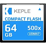 CF 64 GB Compact Flash Scheda di Memoria 500x Velocità fino a 75 MB/s, R 94 MB/s W 71.4 MB/S ...
