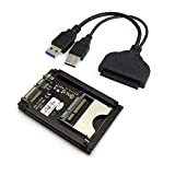 Chenyang SATA 22PIN a USB 3.0 per CFAST Card Adapter 6,3 cm hard disk case SSD HDD CFAST lettore di schede per ...