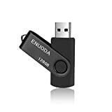 Chiavetta USB 128GB ENUODA Pennetta Girevole USB 2.0 Unità Memoria Flash Nero