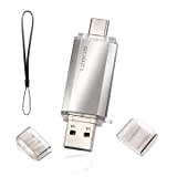 Chiavetta USB 2 in1 128 GB , Type C Pendrive 128GB USB C Flash Drive 128 Giga 2-in-1 OTG Penna ...