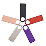 Chiavetta USB 5 Pezzi 2GB Pendrive Mini Pennetta USB 2.0 - Kepmem Colore Misto Chiave USB Metallo Memoria Stick Portatile ...