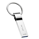 Chiavetta USB 64GB Pendrive USB 3.0 Metal Memory Stick High Speed Wateproof Jump Drive con portachiavi per PC Computer Storage ...