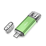 Chiavetta USB C 128 GB, Ansodo Type C Pen Drive 128 Giga Portatile Pennetta USB 128gb 2 in 1 OTG ...