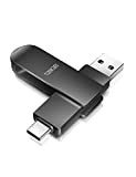 Chiavetta USB C 128 Giga, Jstoo 2 in 1 Type C Pen Drive, 128 GB OTG Penna USB C Metallo ...