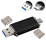 Chiavetta USB C 64GB, Type C Pendrive 64G Mini Penna USB 64 GB 2-in-1 OTG USB C e USB 3.0 ...