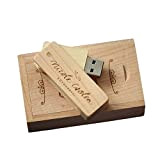 Chiavetta USB con incisione personalizzata, Chiavetta USB in legno massello con incisione regalo personalizzata per matrimoni, lauree, compleanni, festa del ...