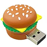 Chiavetta USB da 32 GB, BorlterClamp Pendrive a Forma di Hamburger Divertente e Carina Memoria Flash Drive Unità Flash per ...