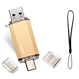 Chiavetta USB Tipo C 128GB, 2 en 1 Pendrive USB 2.0 128 GB Mini USB C Flash Drive Penna USB ...