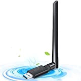 Chiavetta WiFi AC 1200Mbps, Ricevitore WiFi Dual Band 5GHz/2.4GHz, Antenna WiFi Usb per PC, MU-MIMO, Dongle WiFi, Adattatore di Rete ...