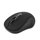 cimetch Piccolo Mouse Senza Fili 2.4 GHz Mini Mouse Wireless Preciso con Nano Ricevitore per Il Computer Portatile/ Tablet (Nero)