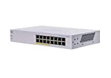 Cisco Business CBS110-16PP-D Unmanaged Switch | 16 porte GE | Partial PoE | Limited Lifetime Protection (CBS110-16PP-D)