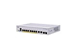 Cisco Business CBS250-8FP-E-2G Smart Switch | 8 porte GE | Full PoE | Ext PS | 2x1G Combo | Limited ...