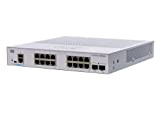 Cisco Business CBS350-16T-2G Managed Switch, 16 porte GE, 2x1G SFP, Limited Lifetime Protection (CBS350-16T-2G)